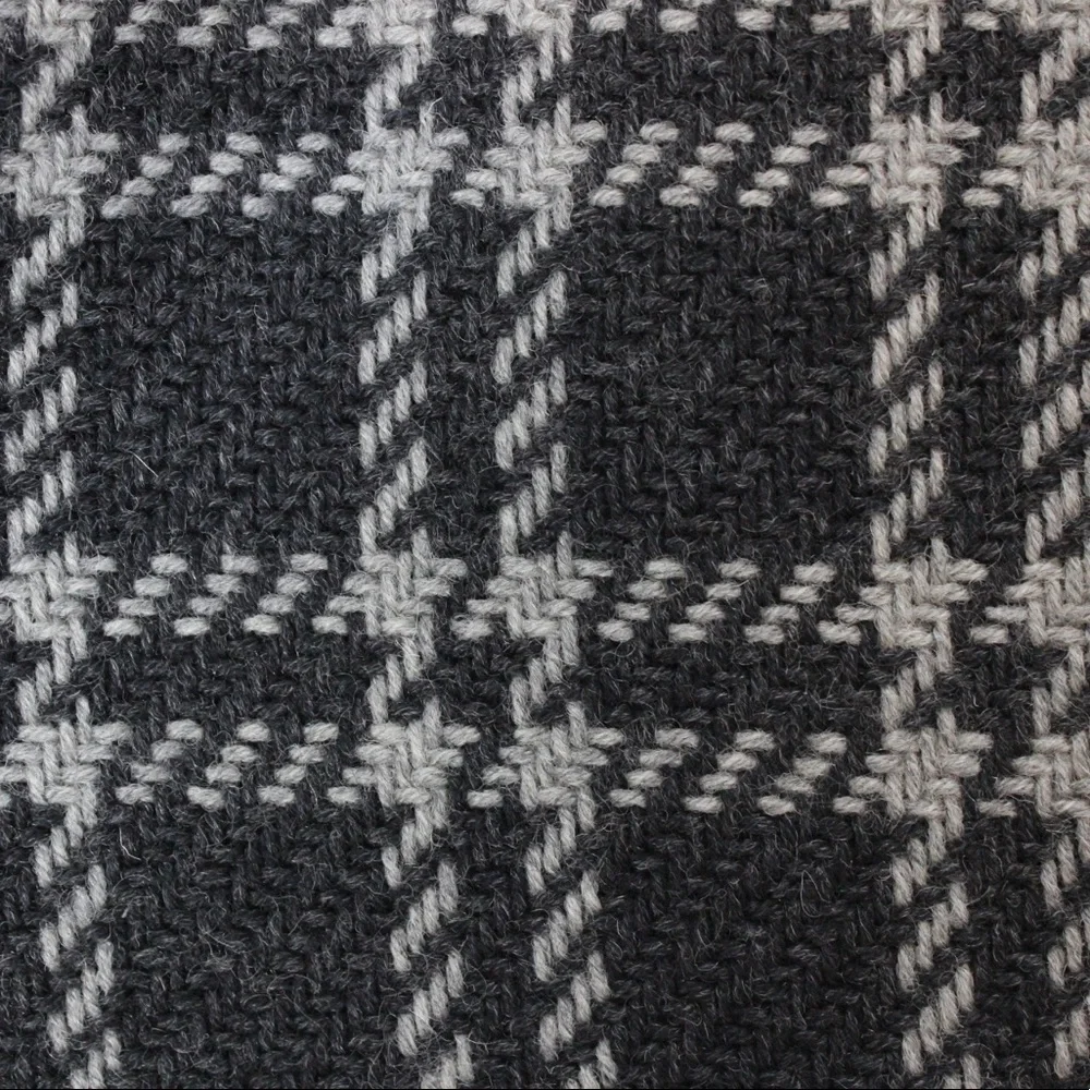 Vintage Dark Academia 90s 100% Wool Plaid Check Grey Gray Mini Skirt - Picture 4 of 10